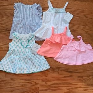 Bundle of infant tank tops